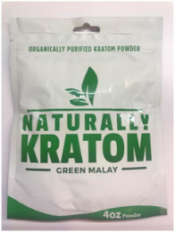 Green Malay Powder Purified Kratom  Powder 4oz